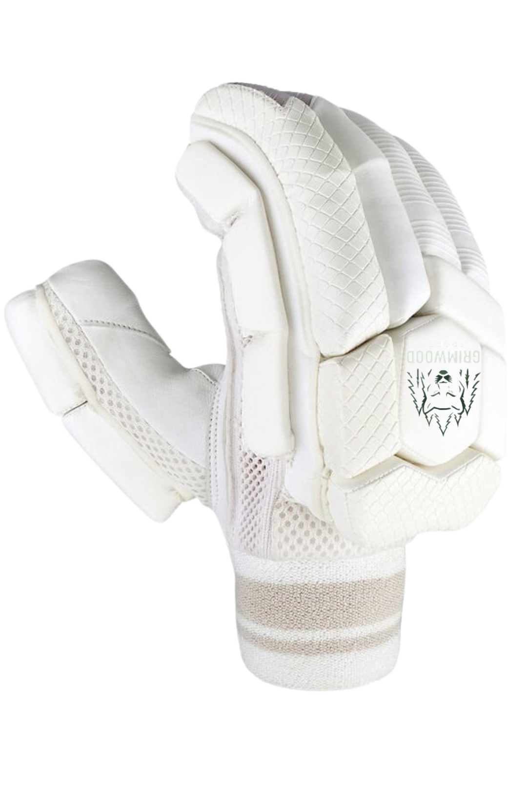 Cricket Batting Gloves - WHITE