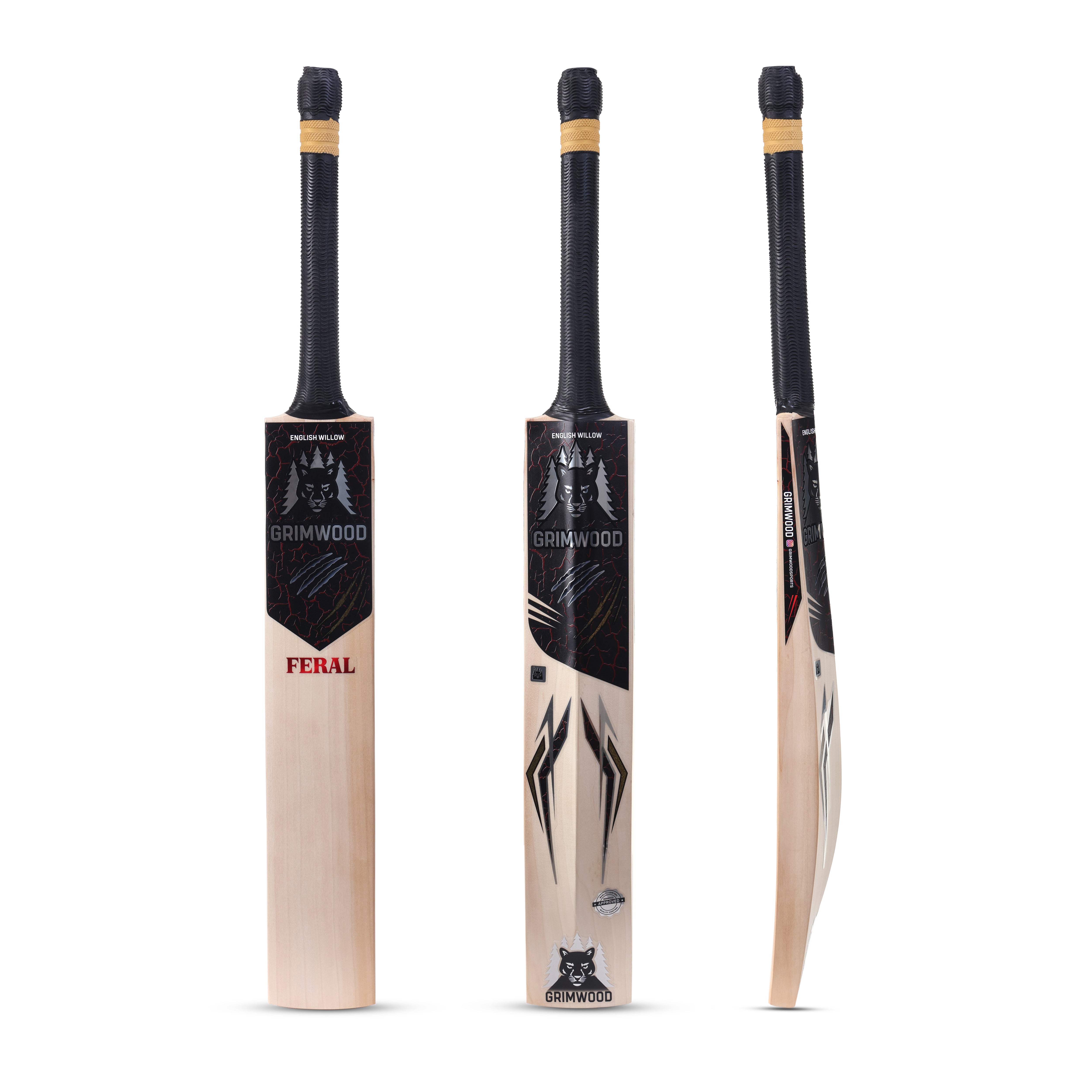 Grimwood Feral Edition - Grade 3 English Willow Cricket Bat